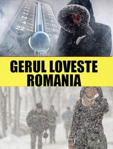 Ciclonul polar se îndreaptă spre România. Va fi ger năprasnic