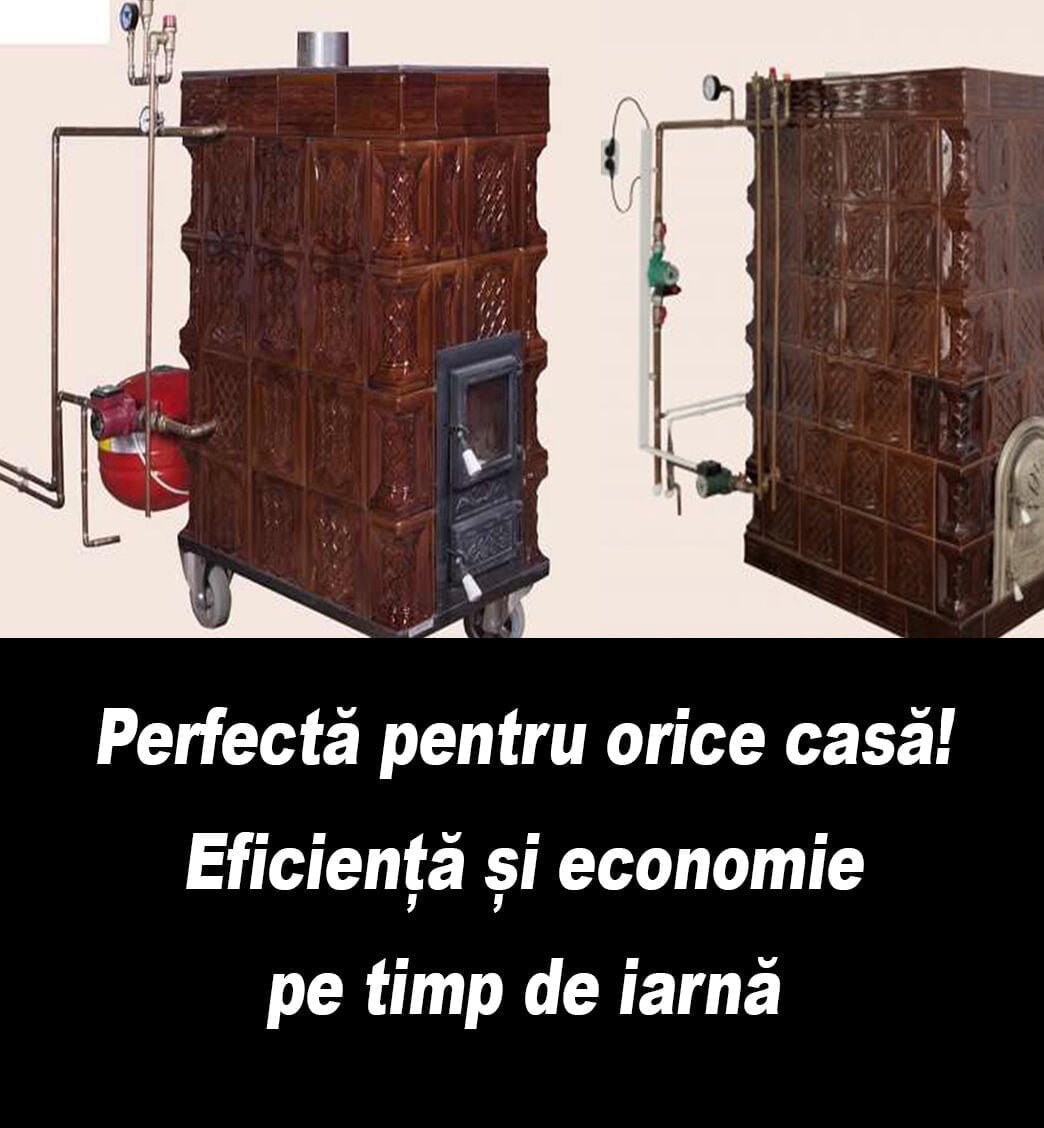 Perfectă pentru orice casă! Eficiență și economie pe timp de iarnă cu centrala termică în soba de teracotă