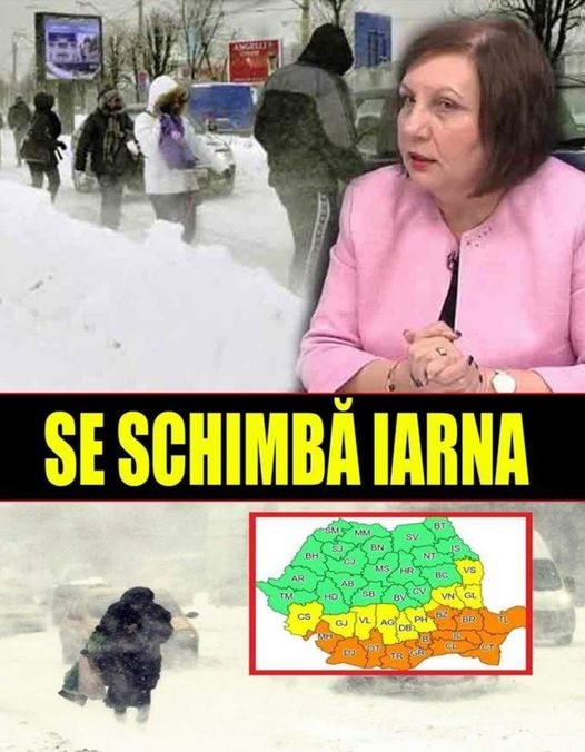 Un nou episod de iarnă puternică. Elena Mateescu, directorul ANM: “Senzația de rece va fi mult amplificată”