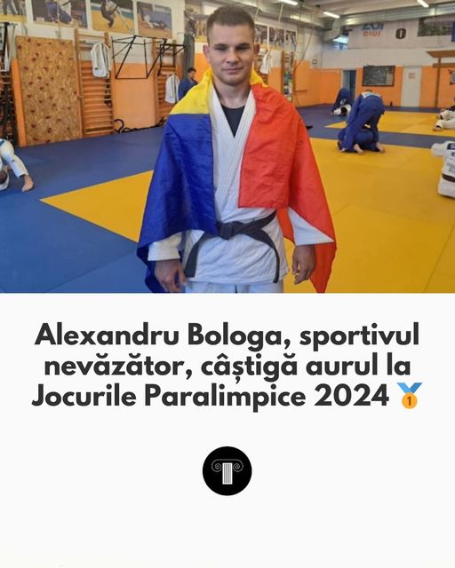 Alexandru Bologa este campion paralimpic la judo, la Paris. Românul, cel mai bun judoka nevăzător din lume