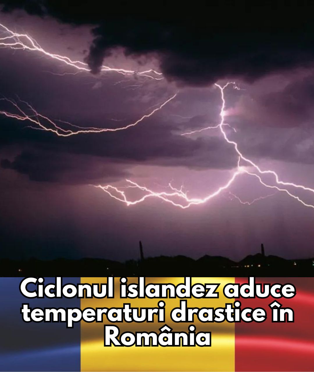 Schimbare Radicală a Vremii: Ciclonul Islandez Aduce Temperaturi Drastice în România, ANM Emite Cod Galben de Ploi Torențiale