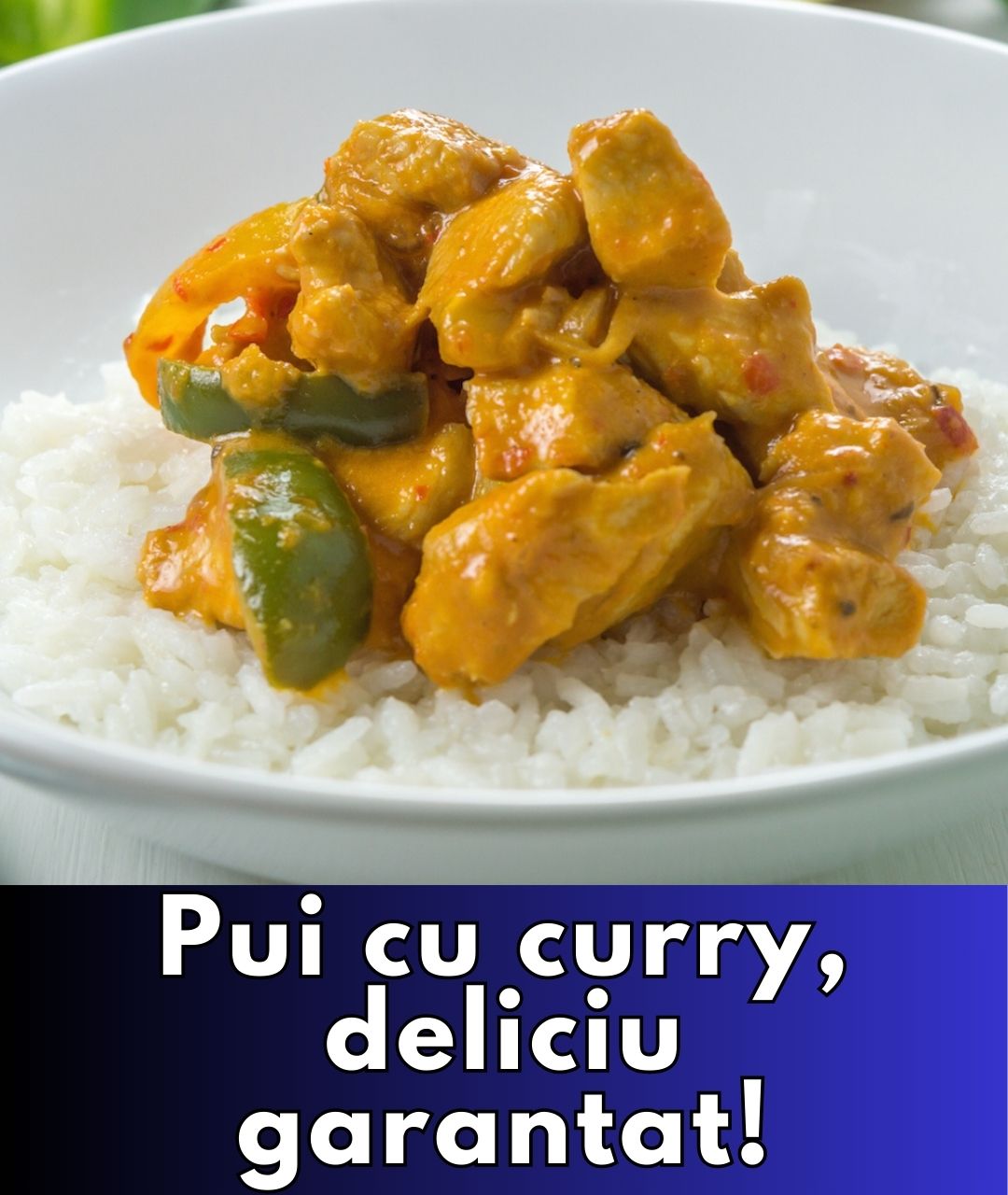 Rețeta lui Sorin Bontea: pui cu curry delicios.