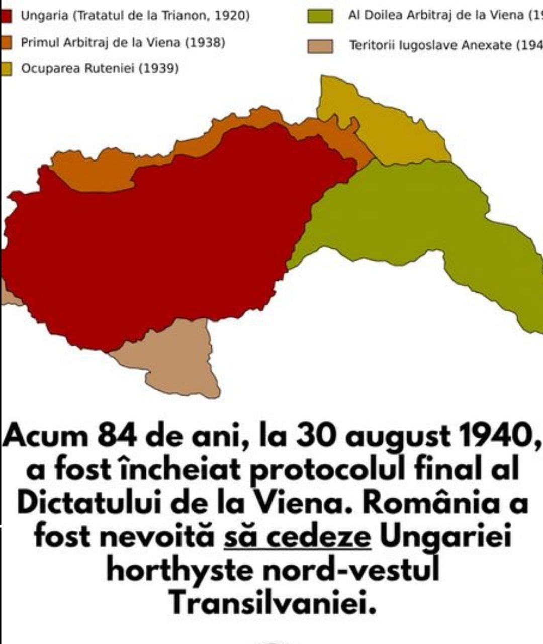 În lucrarea „Romania: 1866-1947”, istoricul Keith Hitchins scrie despre consecințele Dictatului: