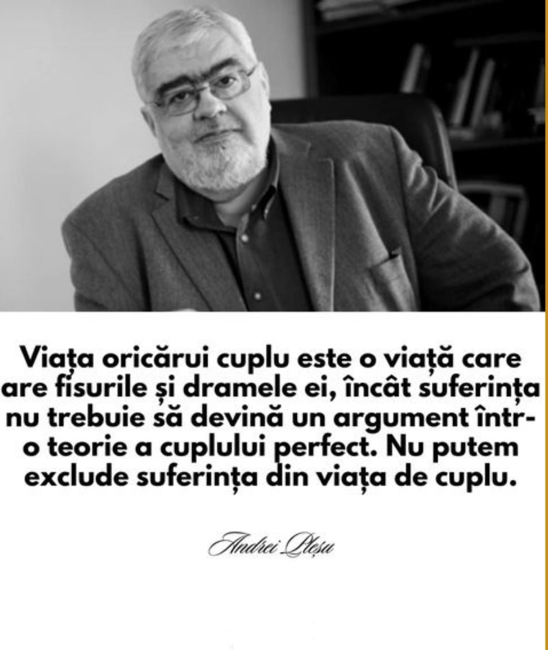 „Ori trăiești, ori te lași trăit de alții.”