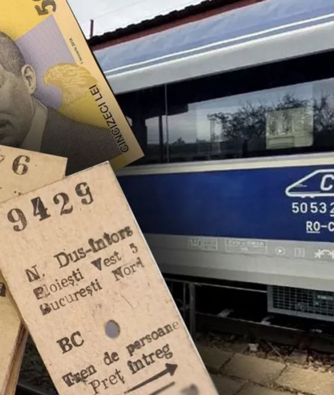 Biletele de tren sunt mai scumpe! Anunțul a fost făcut de Autoritatea pentru Reformă Feroviară.