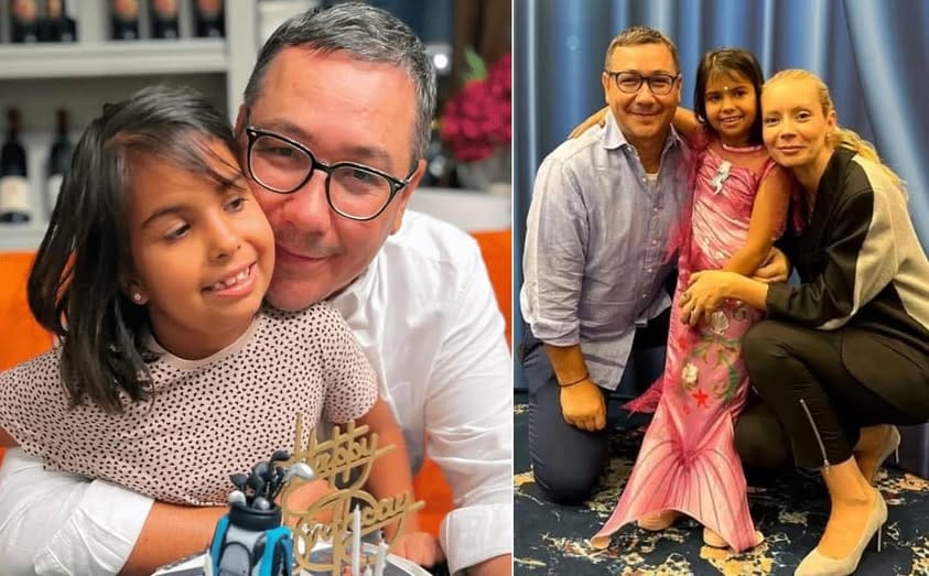 Victor Ponta a vorbit cu emoție despre fetița sa adoptată: „Maria a fost născută de Dumnezeu pentru noi. Eu nu sunt tată adoptiv, sunt tatăl ei, ea seamănă cu mine, vorbește ca mine!”