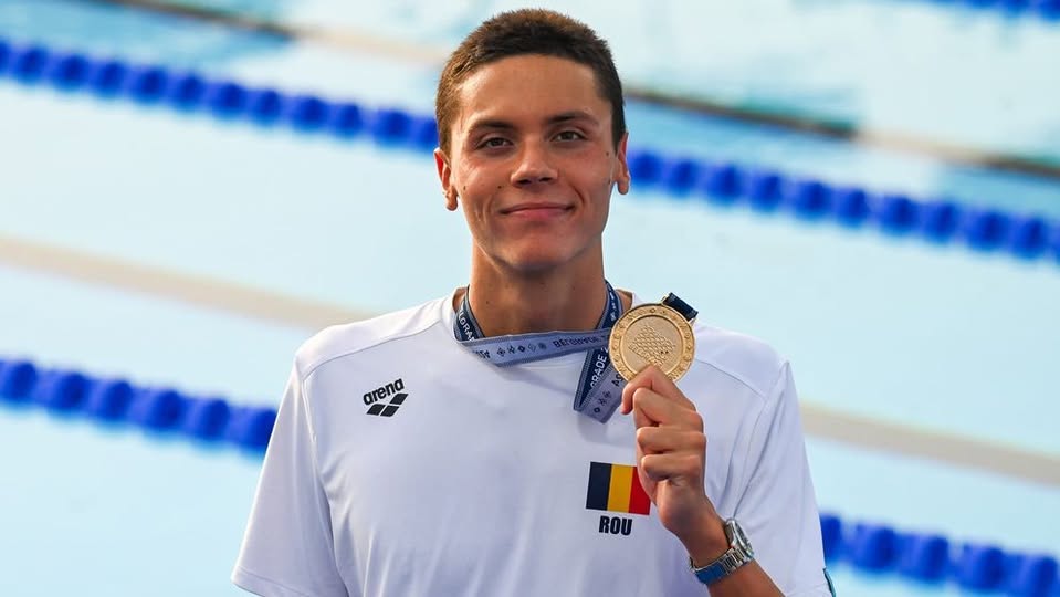 Aur pentru David Popovici și un nou record național! “E plăcut să te surprinzi, e revigorant!”