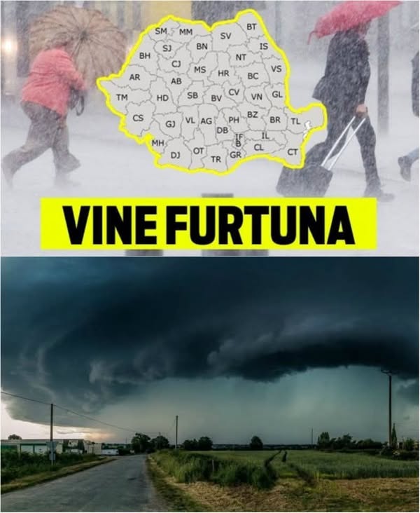 Alertă ANM de ultimă oră! Furtuni violente și ploi torențiale