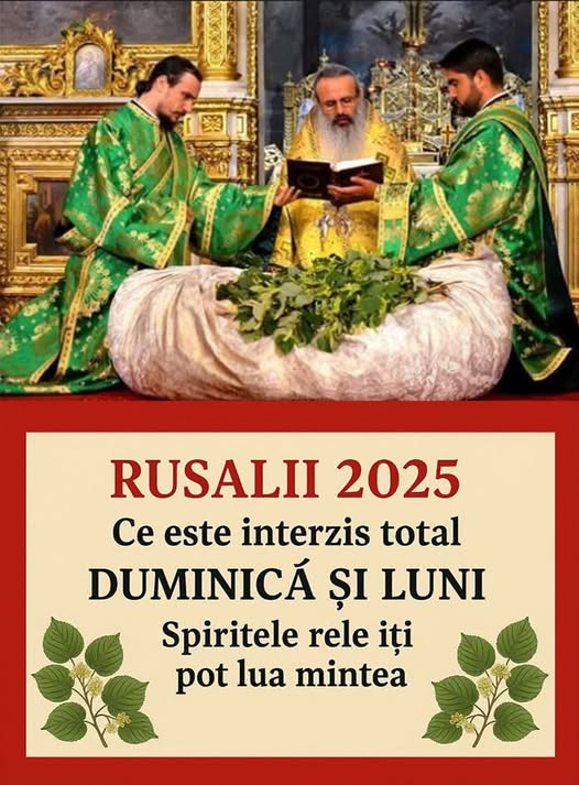 Rusalii 2025. Ce este interzis total de Rusalii. Spiritele rele iti pot lua mintea