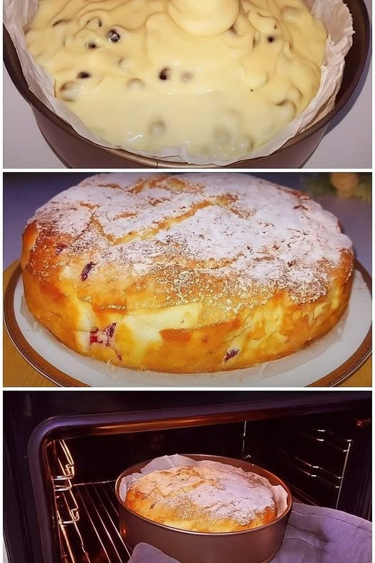Totul se amestecă și se pune în cuptor. Un desert delicat și gustos în doar 25 de minute