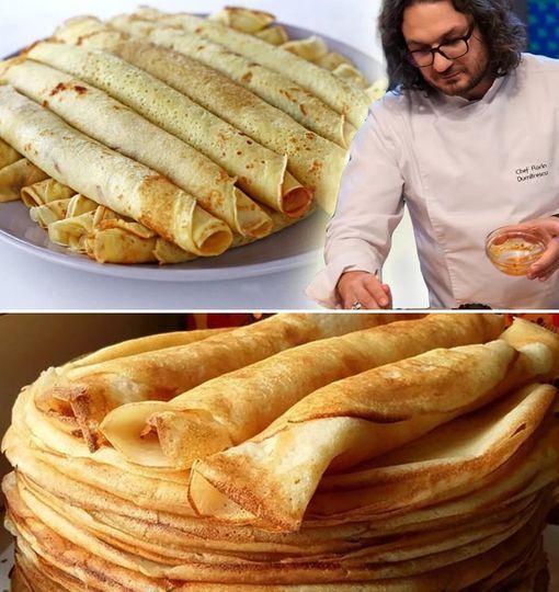 Cea mai tare reteta de clatite a lui chef Florin Dumitrescu. Ingredientul secret: berea. Vezi reteta in primul comentariu
