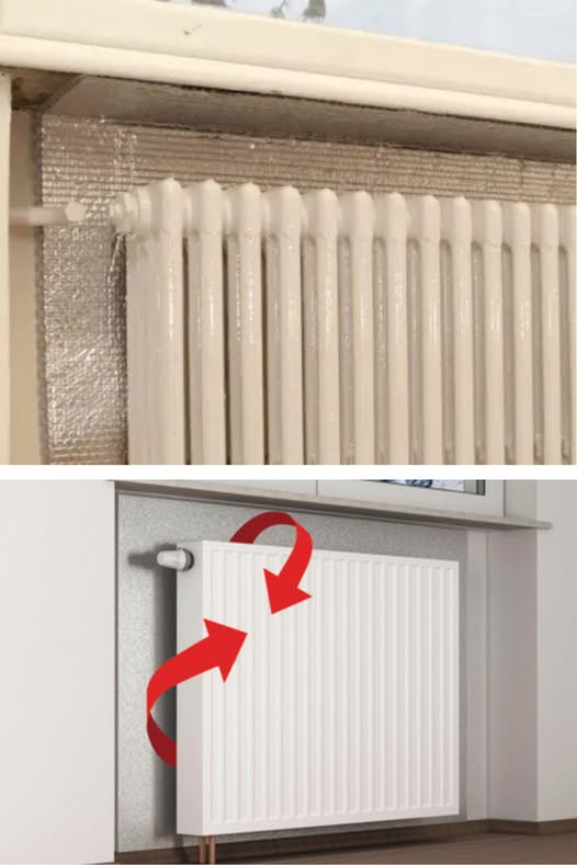 Folia de aluminiu intre calorifer si perete face minuni cu factura de incalzire. Trucul genial pe care sa-l aplici in vremuri de criza energetica