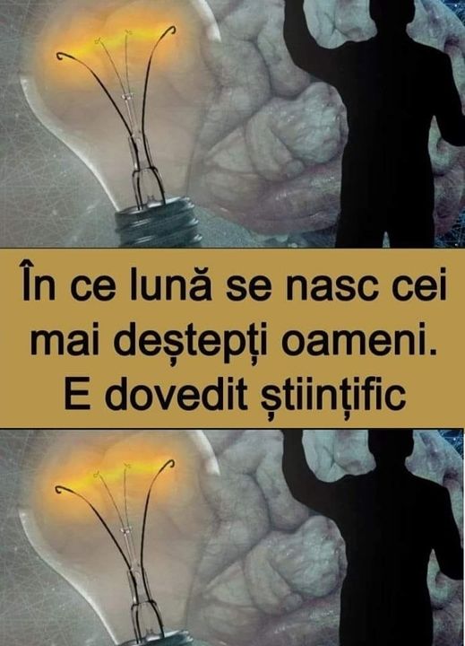 În ce lună se nasc cei mai deștepți oameni, conform astrelor