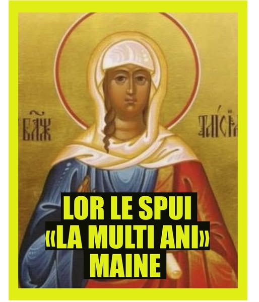 Calendar ortodox 8 octombrie.  Lor le spui LA MULTI ANI