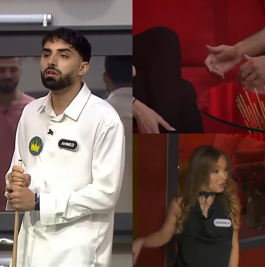Tensiuni în „Casa iubirii”! Ahmed reacționează dur după ce Veronica este invitată în camera roșie de un alt concurent.vezi in comentarii