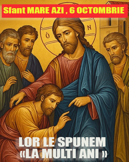 Azi, sarbatorim un Sfant important . Multi români îi poartă numele . Nu uita să le spui “La multi ani!