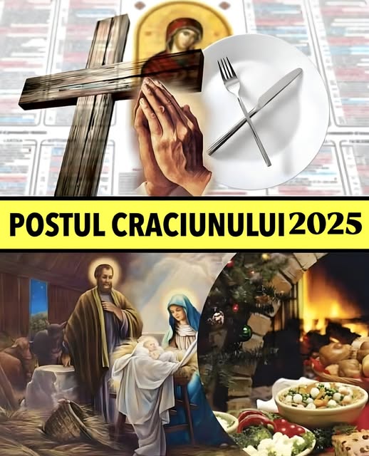 Postul Crăciunului 2025. Anul acesta, Postul Nașterii Mântuitorului începe mai devreme. Zile cu dezlegare la pește