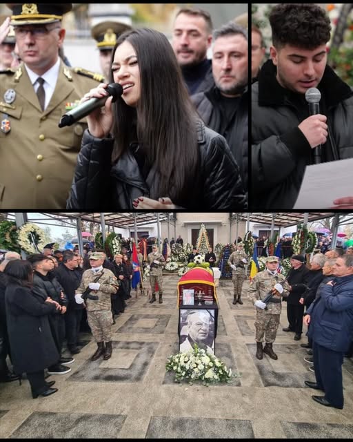 Ultimul drum al lui Emeric Ienei, în aplauze, lacrimi și onoruri militare: „Te iubim, bunicu’!” vezi in comentarii