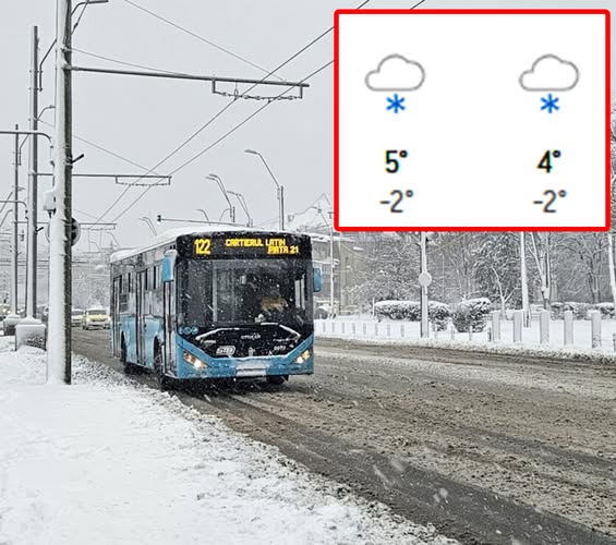 Vin ninsorile în București. În care alte orașe va ninge, potrivit meteorologilor Accuweather