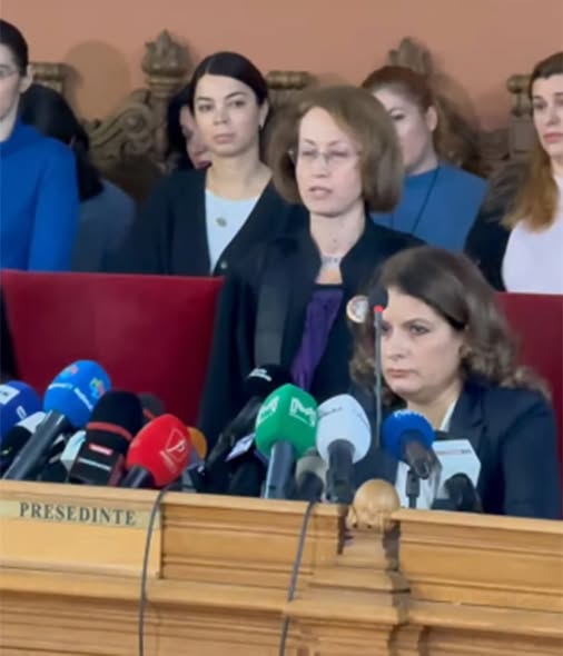 Cine e , de fapt, judecătoarea care a luat cuvântul, în fața celor 13 șefi ai ei și în fața presei, și a dat dreptate colegului său din documentarul Recorder …