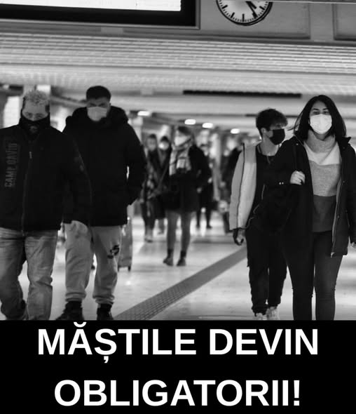 Creștere alarmantă a cazurilor de COVID-19. Instituțiile în care măștile de protecție devin obligatorii