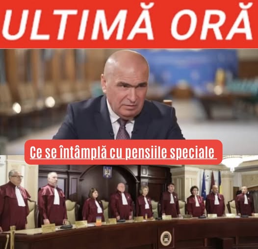 Decizie de ultim moment la CCR!❌ Ce se întâmplă cu pensiile speciale — Vezi în primul comentariu
