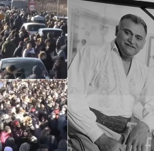 Ion Drăgan, condus pe ultimul drum! Imagini sfâșietoare de la înmormântarea marelui artist — Vezi în primul comentariu