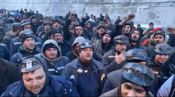 Minerii vin la Bucureศti sฤโฆ