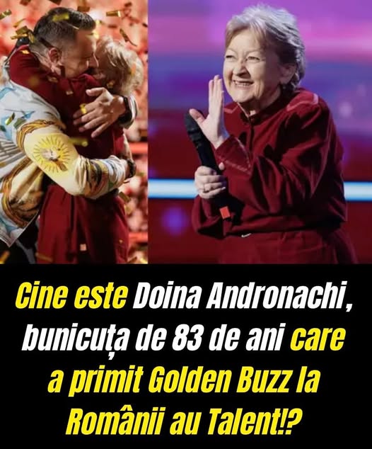 Cine este Doina Andronachi, bunicuța de 83 de ani care a primit Golden Buzz la Românii au Talent!?