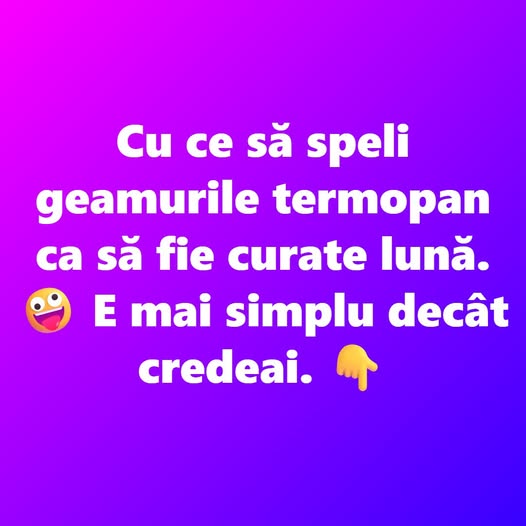 Cu ce să speli geamurile termopan ca să fie curate lună.