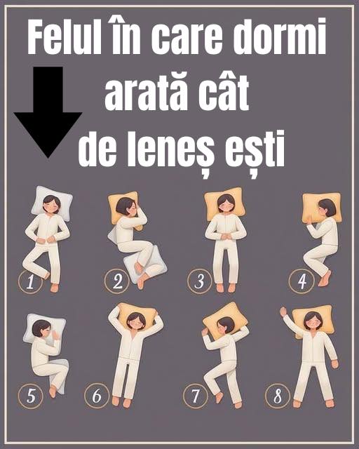Felul în care dormi arată cât de leneș ești 🥱 Vezi mai mult în primul comentariu