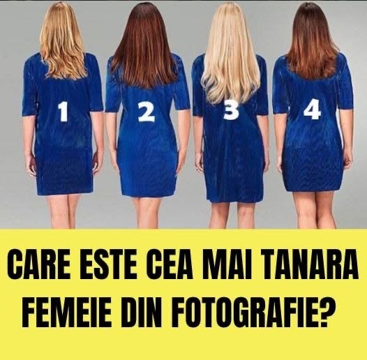 TESTUL pe care putini l-au trecut: care este cea mai tanara femeie din fotografie