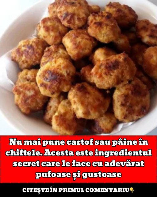 Nu mai pune cartof sau pâine în chiftele. Acesta este ingredientul secret care le face cu adevărat pufoase și gustoase