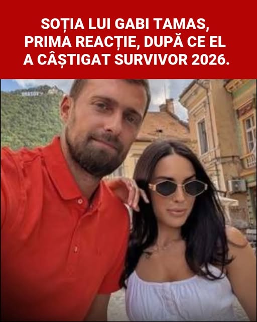 Soศia lui Gabi Tamaศ, prima reacศie, dupฤ ce el a cรขศtigat Survivor 2026. Ce a transmis Ioana