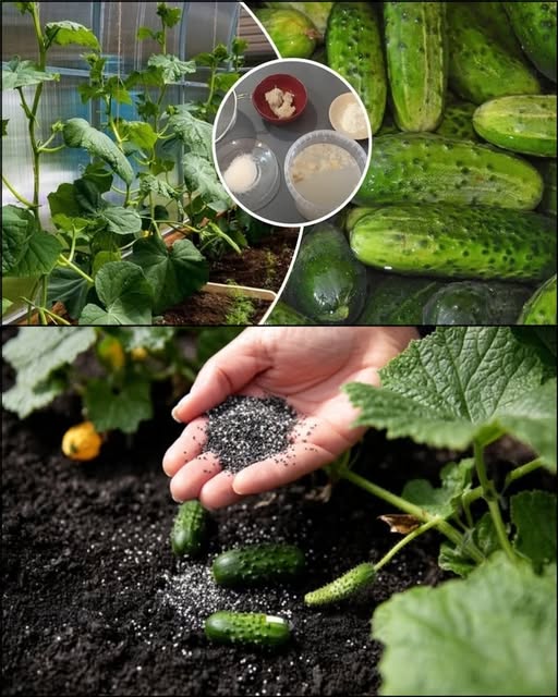 Cel mai eficient รฎngrฤศฤmรขnt pentru castraveศi. Chiar ศi plantele aproape uscate cresc rapid ศi rodesc din abundenศฤ