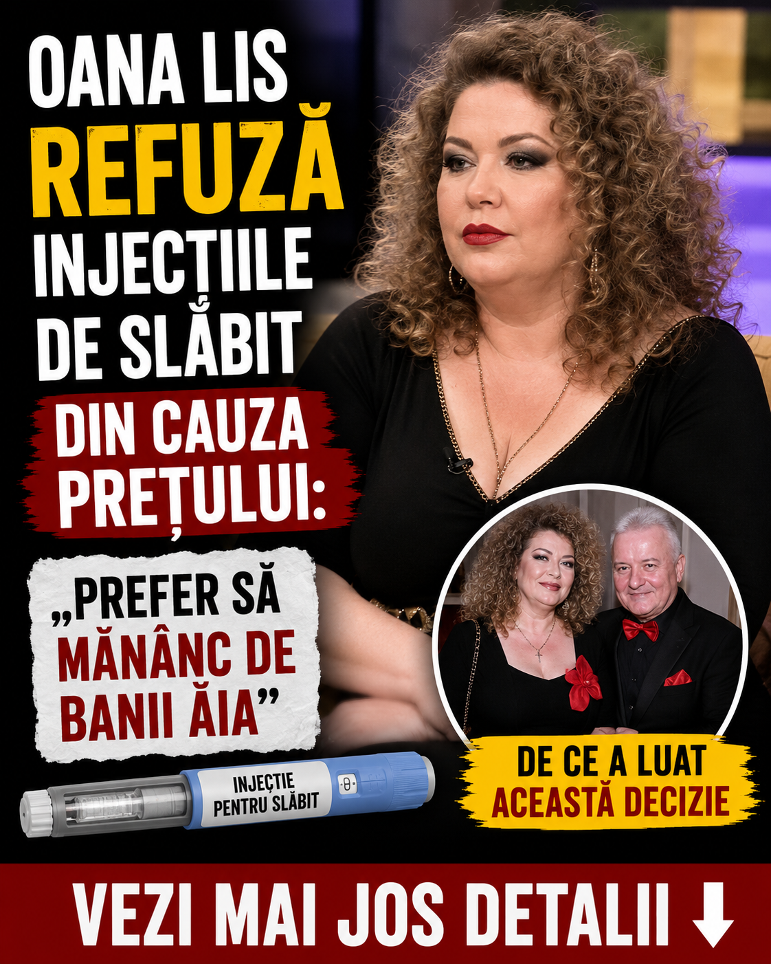 Oana Lis refuză injecțiile de slăbit din cauza prețului: „Prefer să…