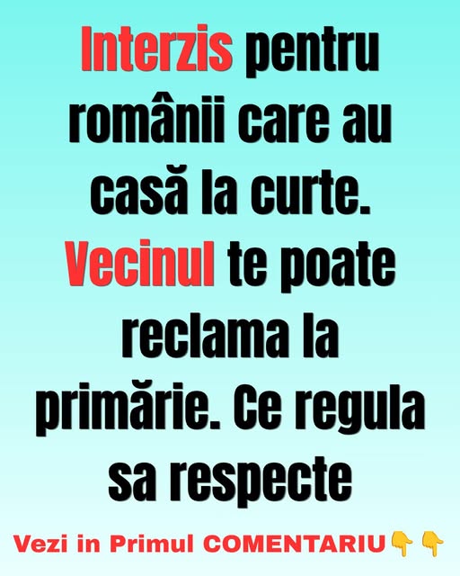 Atenție, români cu case la curte! Regula pentru care vecinii vă pot reclama imediat
