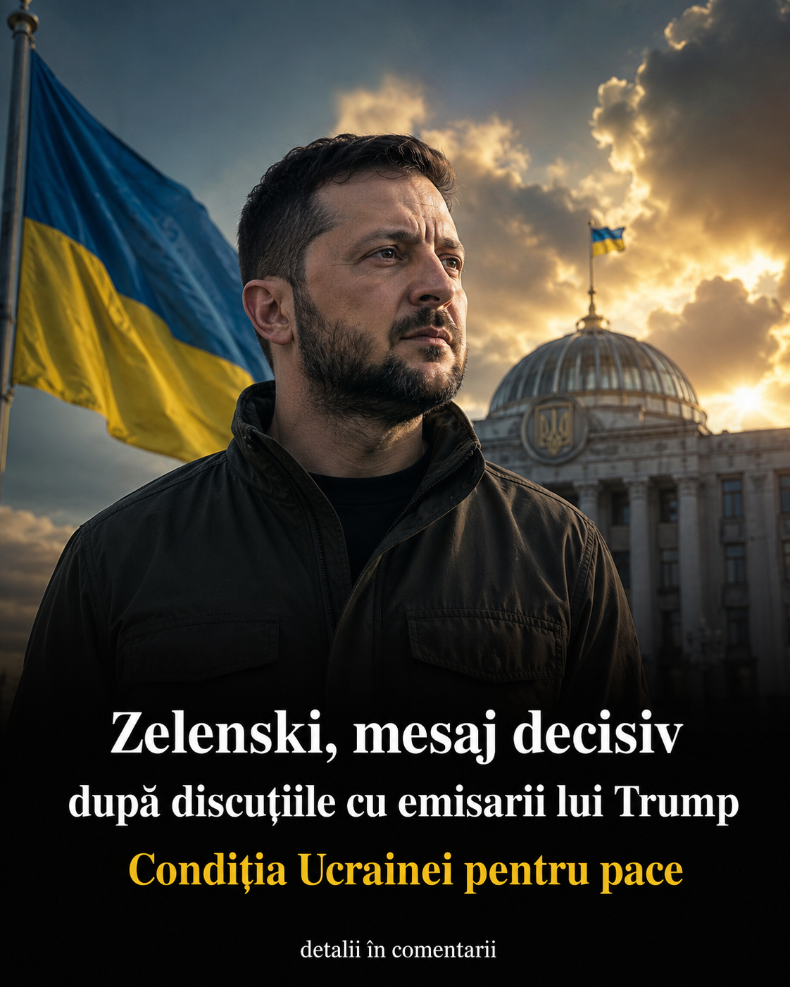 Zelenski, mesaj decisiv după discuțiile cu emisarii lui Trump. Condiția Ucrainei pentru pace