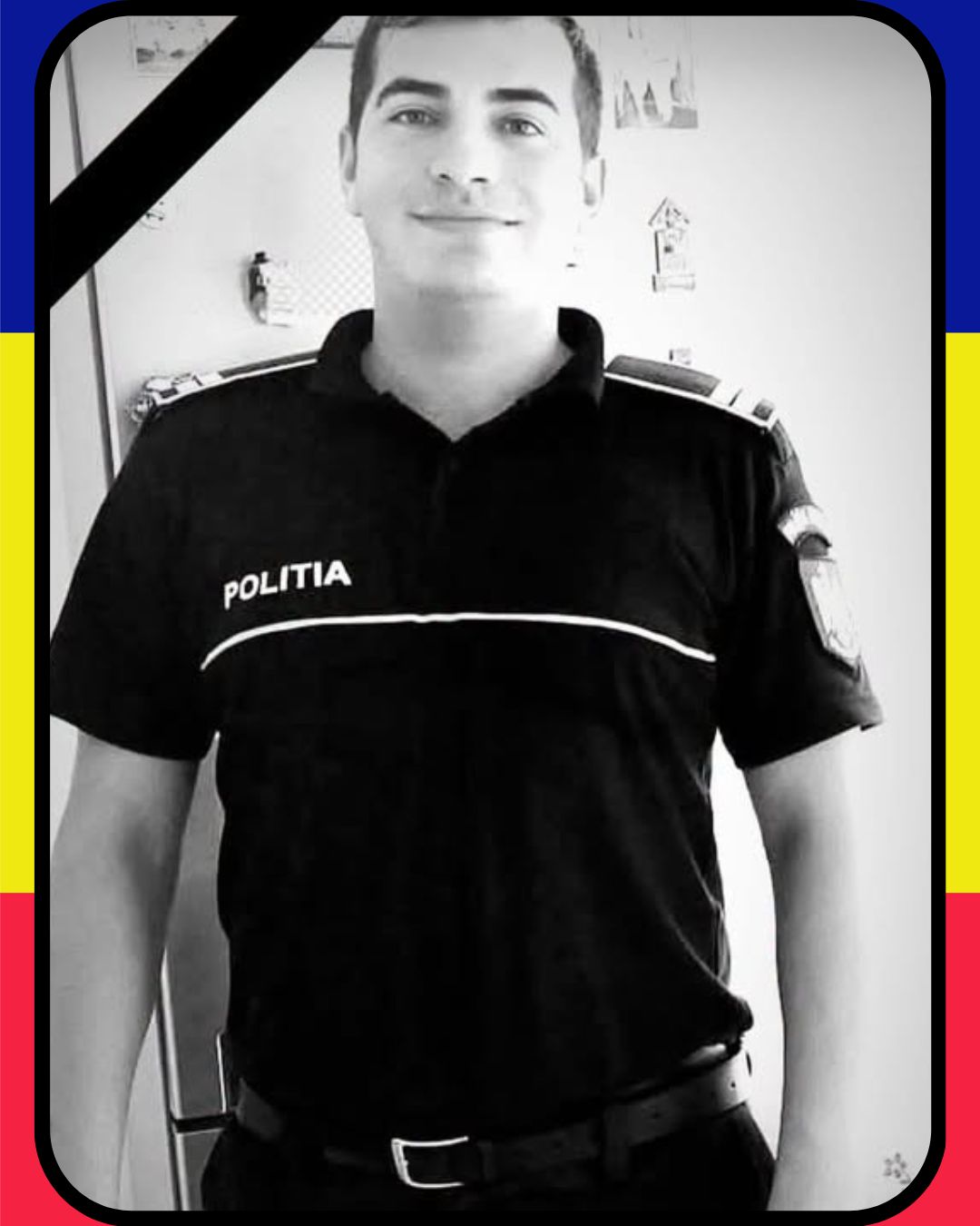 Dragoș, polițistul care a plecat dintre noi pe neașteptate, chiar în timpul serviciului…