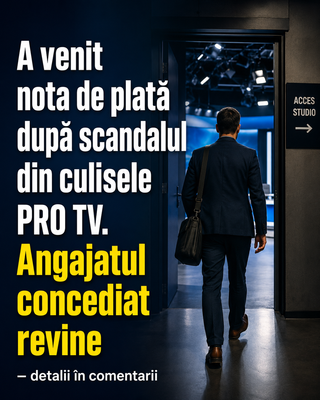 A venit nota de plată după scandalul din culisele PRO TV.