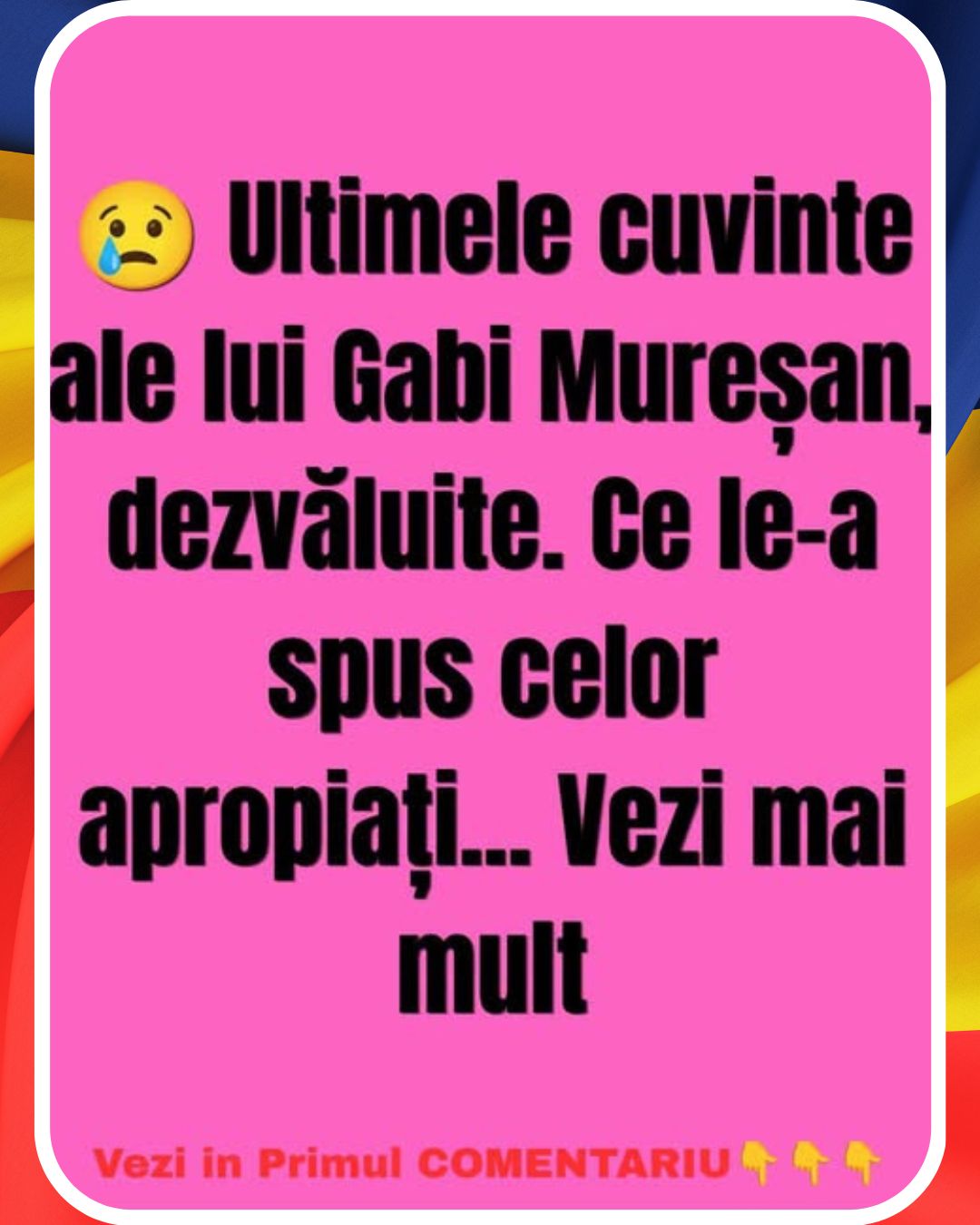 Ce i-a spus Gabi Mureșan cu câteva minute înainte să moa..