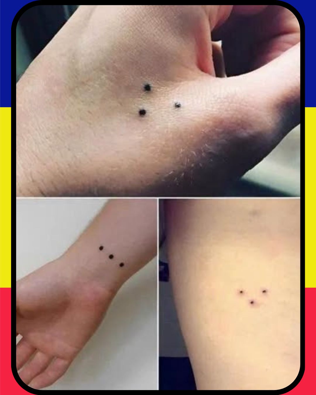 Dacă vezi pe cineva cu un tatuaj format din trei puncte, cel mai bine e să păstrezi distanța și să te îndepărtezi cât mai repede.