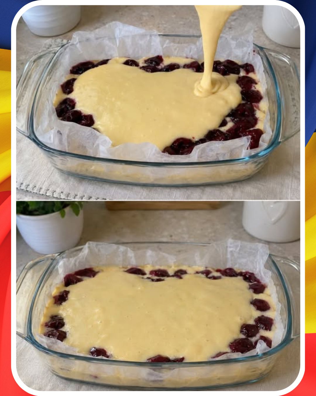 Această prăjitură simplă cu chefir și dulceață este perfectă lângă ceai sau cafea