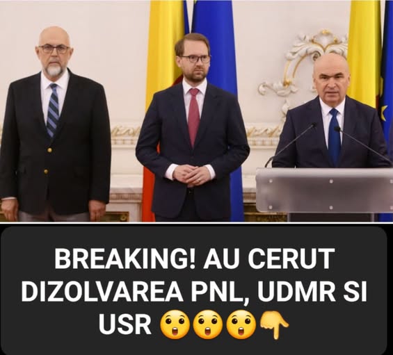 Tensiuni uriașe: Cerere de dizolvare a PNL, USR și UDMR! Dosarul ar fi ajuns pe masa Tribunalului București