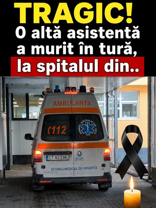 TRAGIC! O altă asistentă a mwrit în tură, la spitalul din… vezi mai mult